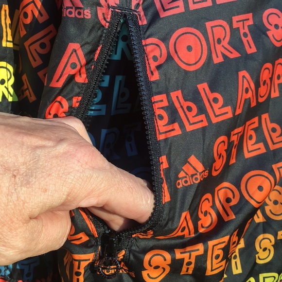 Stella McCartney ADIDAS cropped hoody Multi color brights S - Picture 7 of 12